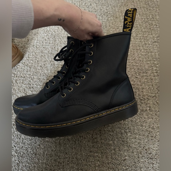 Dr. Martens Shoes - * new* Dr. Martens Women’s  Zavala Black Leather Boots Size us 9 New no box